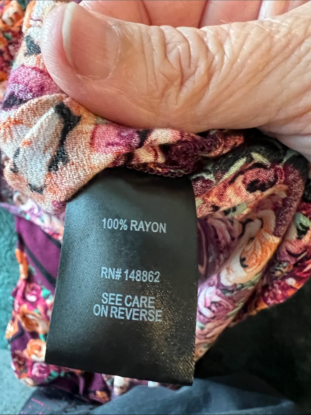 torrid Burgundy Floral Asymmetrical Kimono Dress - Picture 3 of 7